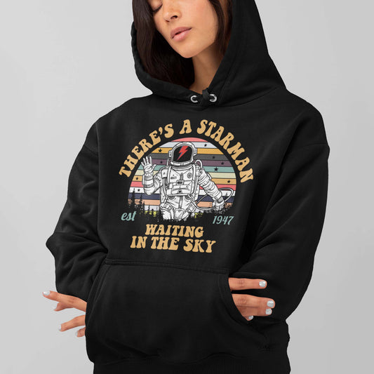 There's A Starman Waiting In The Sky Unisex Hoodie