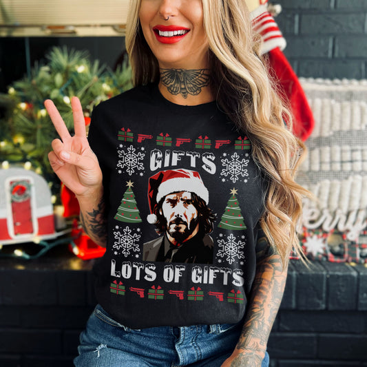 Lots Of Gifts Christmas T-Shirt